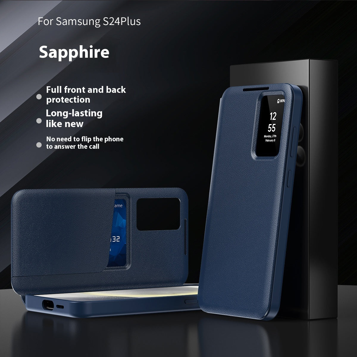 Samsung Galaxy S Ultra Smart View Flip Case Hülle