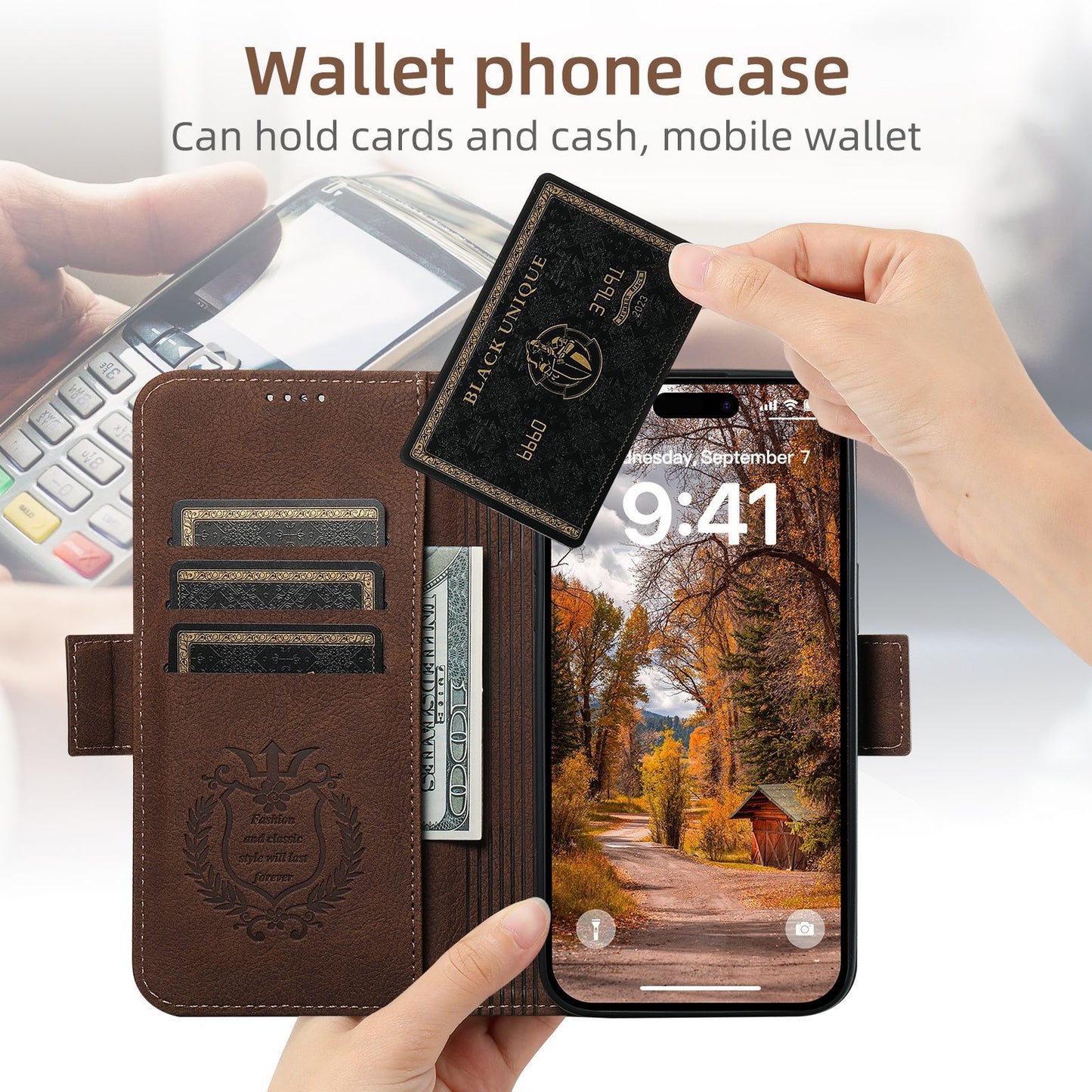 Flipcover mit Schutzfolie Magnetisch für dein iPhone
