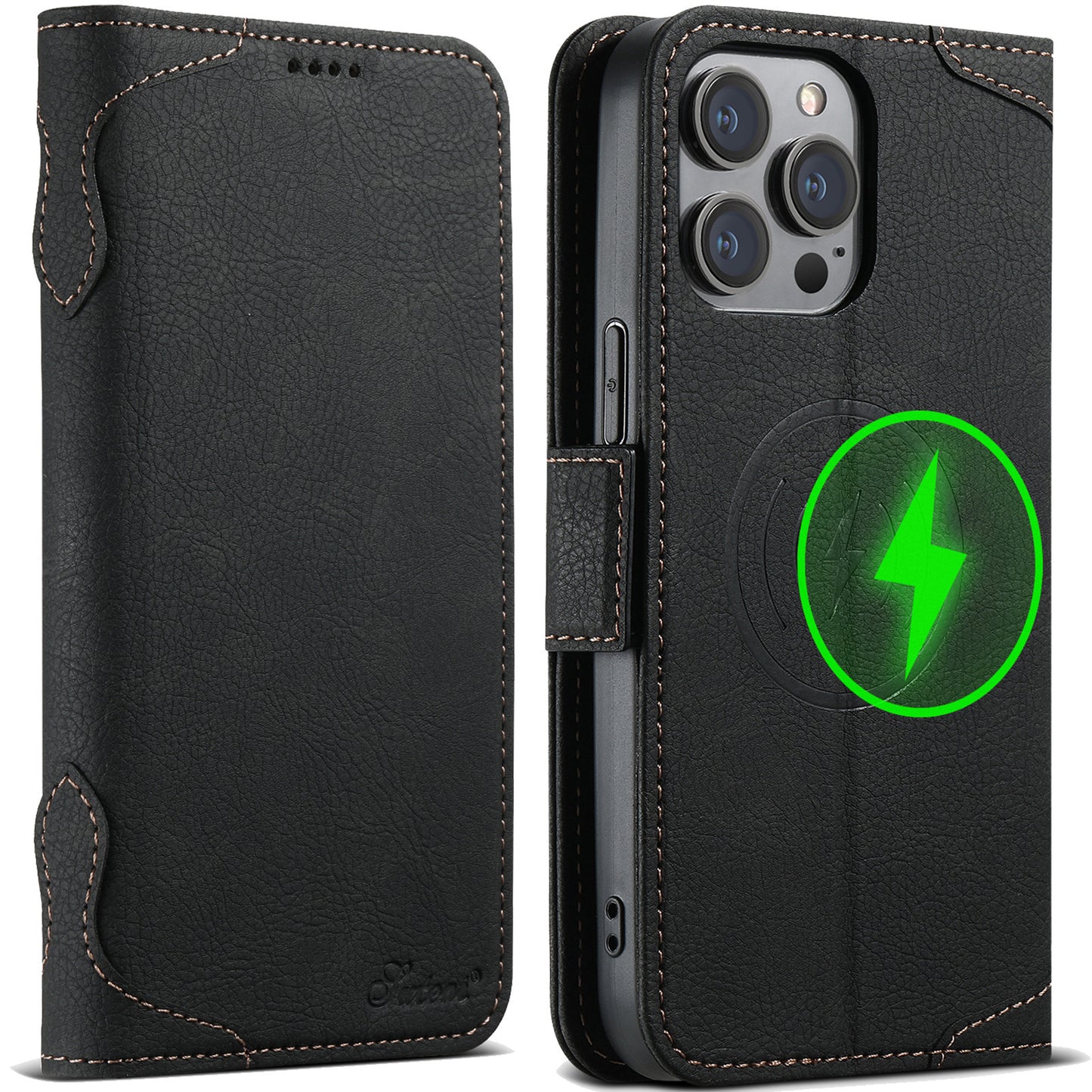 Flipcover mit Schutzfolie Magnetisch für dein iPhone
