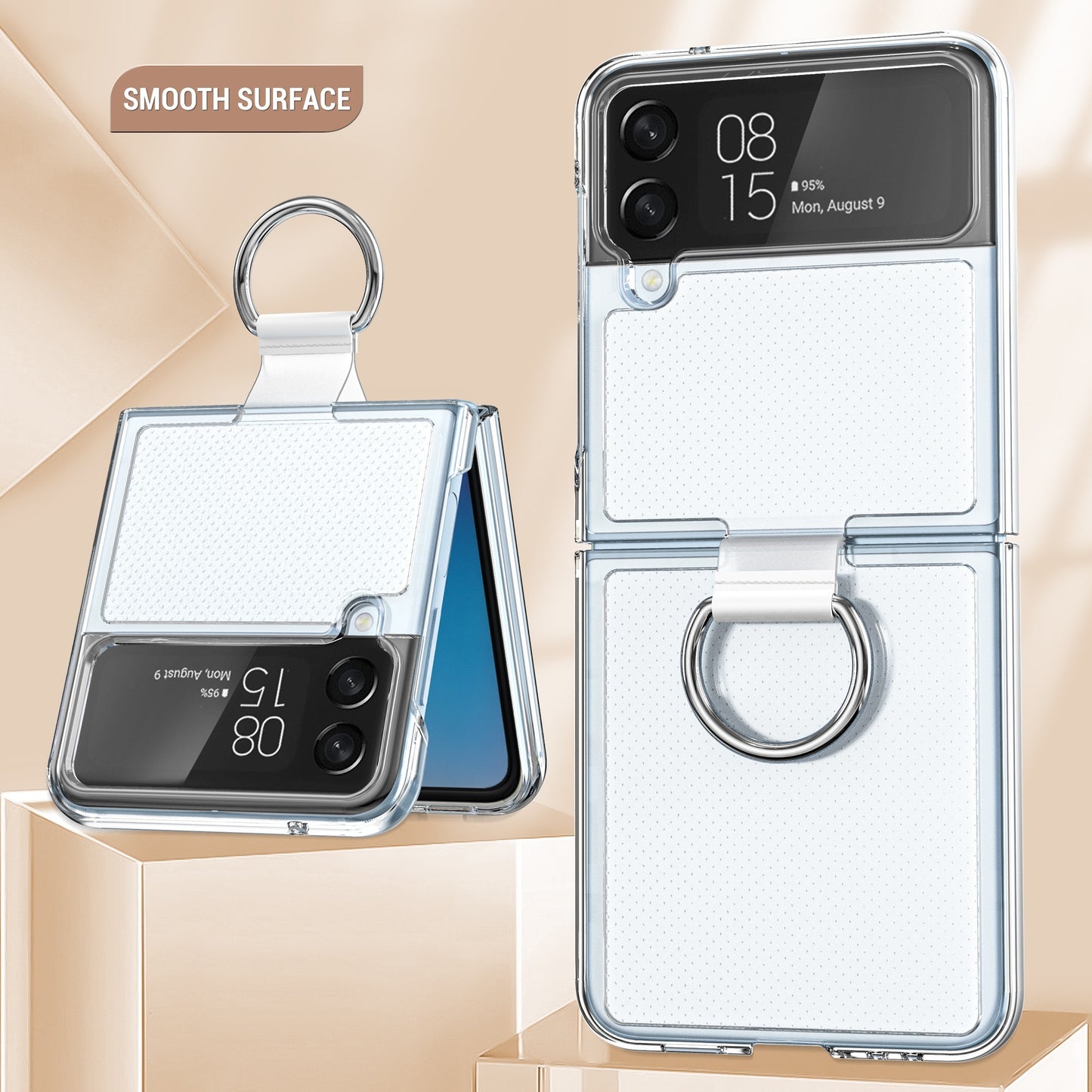Samsung Galaxy Schutzhülle mit Ring - Mehrere Farben erhältlich Z Flip Modelle