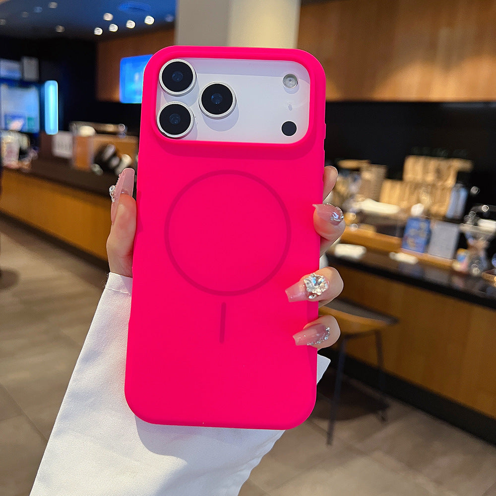 Silikon Case mit MagSafe für iPhone 17 Modelle
