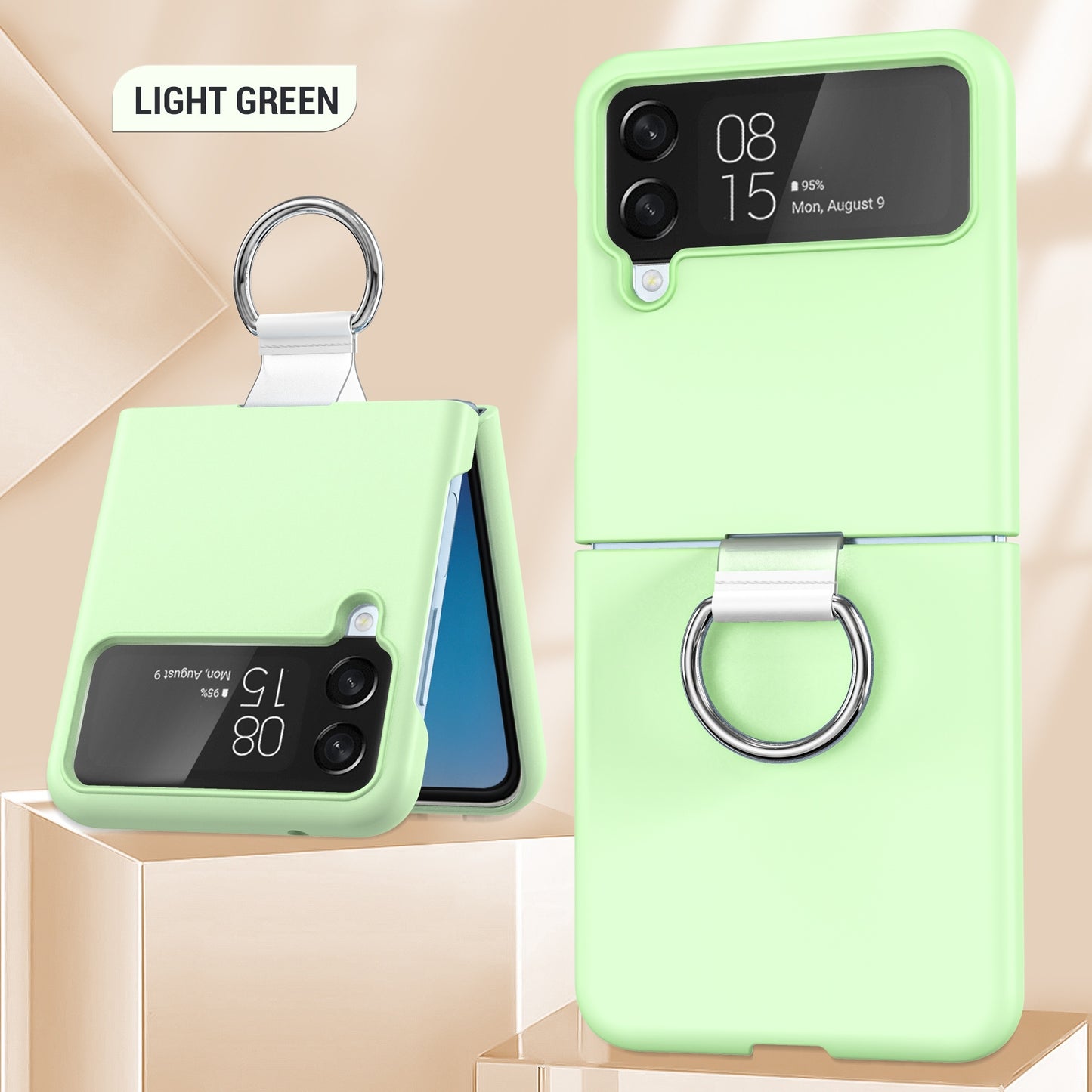 Samsung Galaxy Schutzhülle mit Ring - Mehrere Farben erhältlich Z Flip Modelle