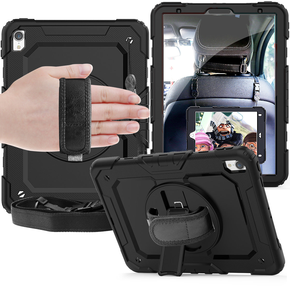 Ultra Robust iPad Cover mit Gurt und Schulterriemen