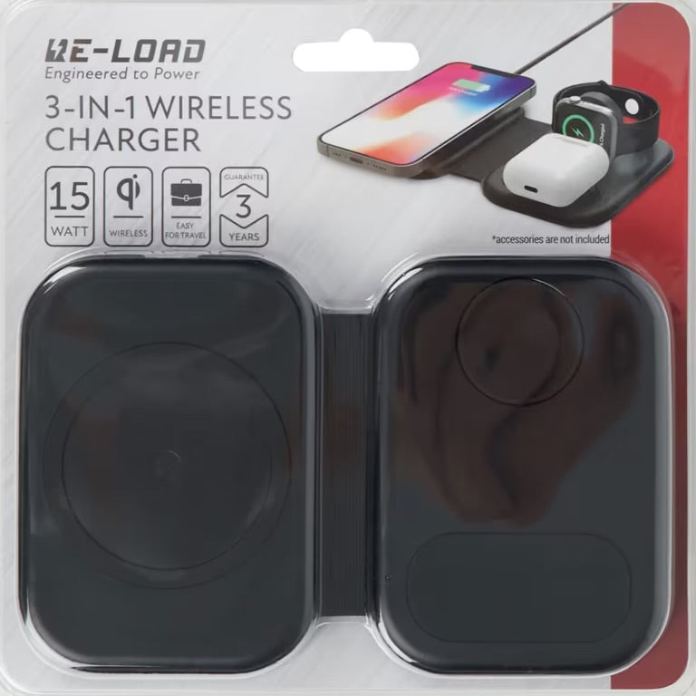 Re-load Kabelloses Ladegerät 3-in-1 | 15 W Verschiedene Farben