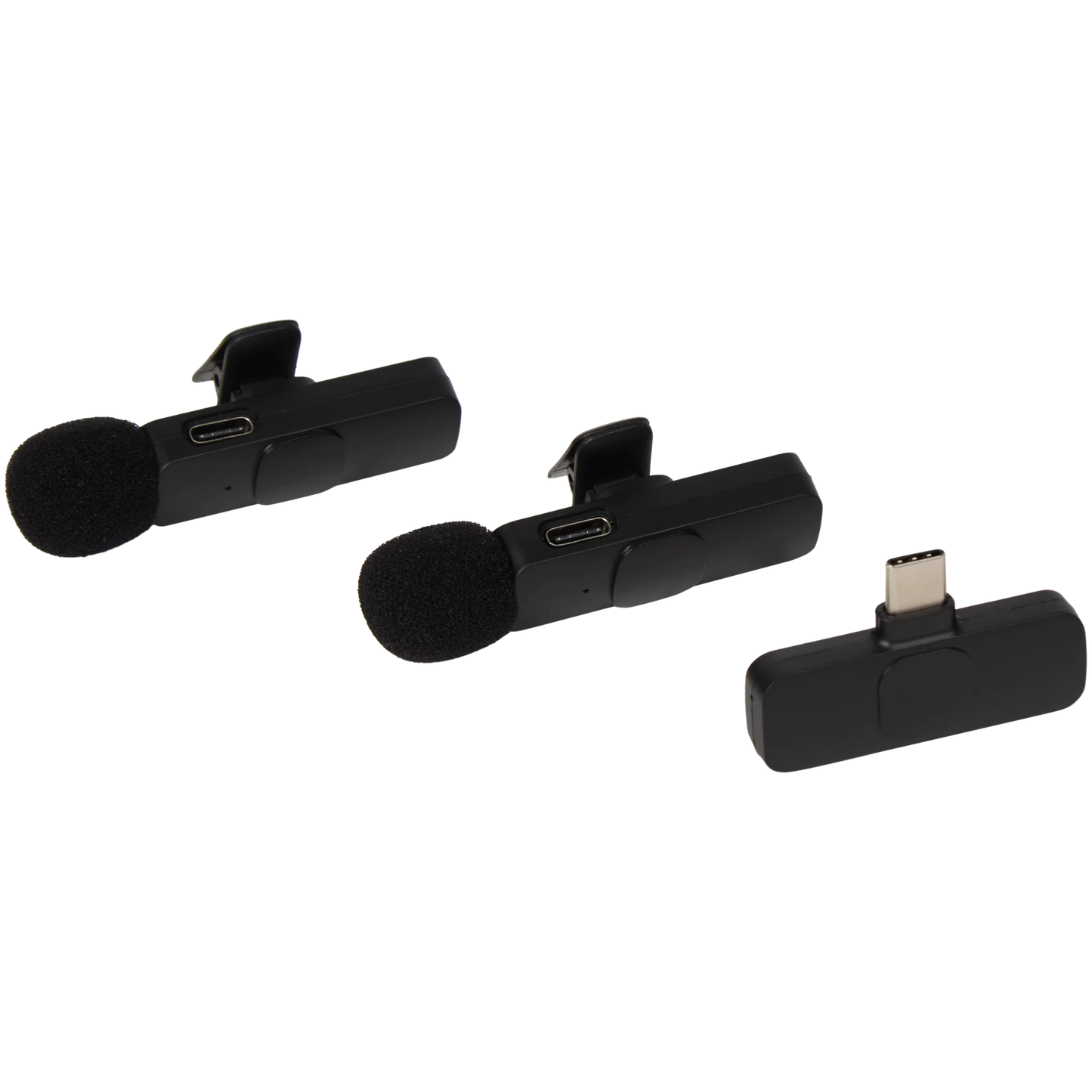 NOR-TEC Kabellose Clip-On Mikrofone – 2er Set