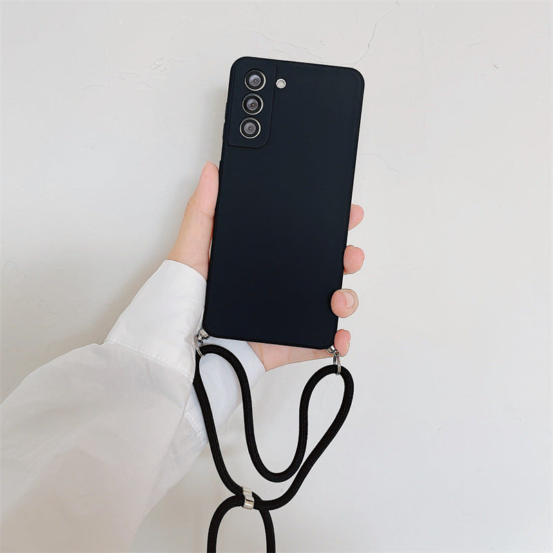 Silikon Hülle mit Umhängeband für Samsung Modelle