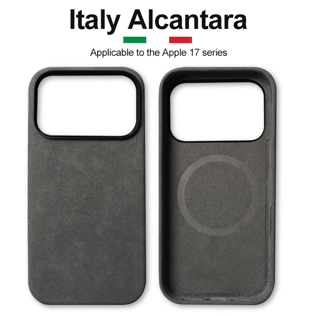 MagSafe Hülle aus Italienische Alcantara für iPhone 17 Modelle