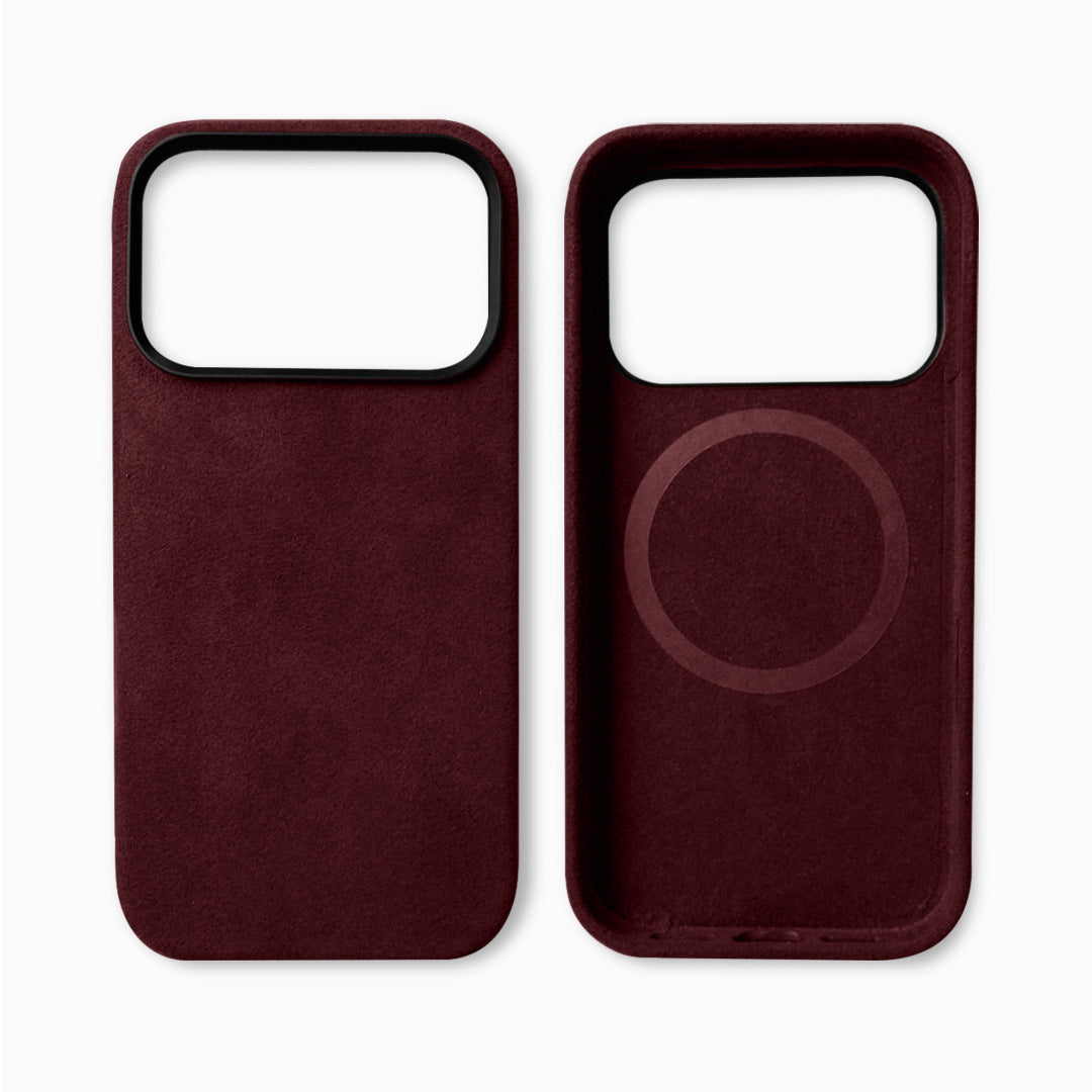 MagSafe Hülle aus Italienische Alcantara für iPhone 17 Modelle