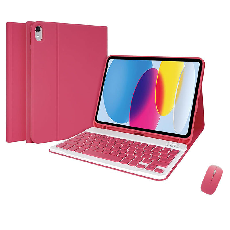 iPad Schutzhülle mit Tastatur für iPad (A16) 11 Generation 2025 und 10 Generation 2022(11/10.9 Zoll),