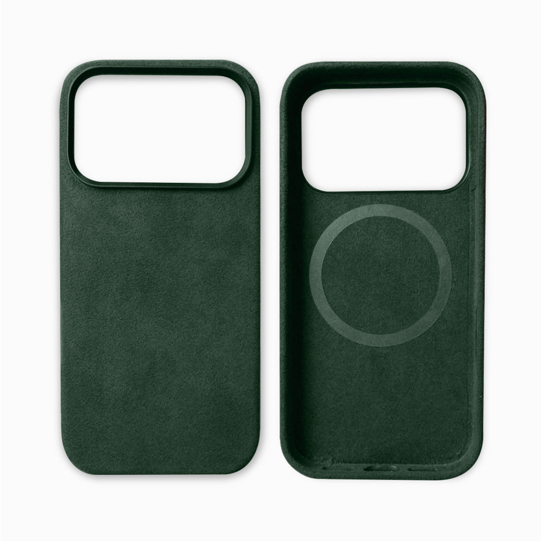 MagSafe Hülle aus Italienische Alcantara für iPhone 17 Modelle