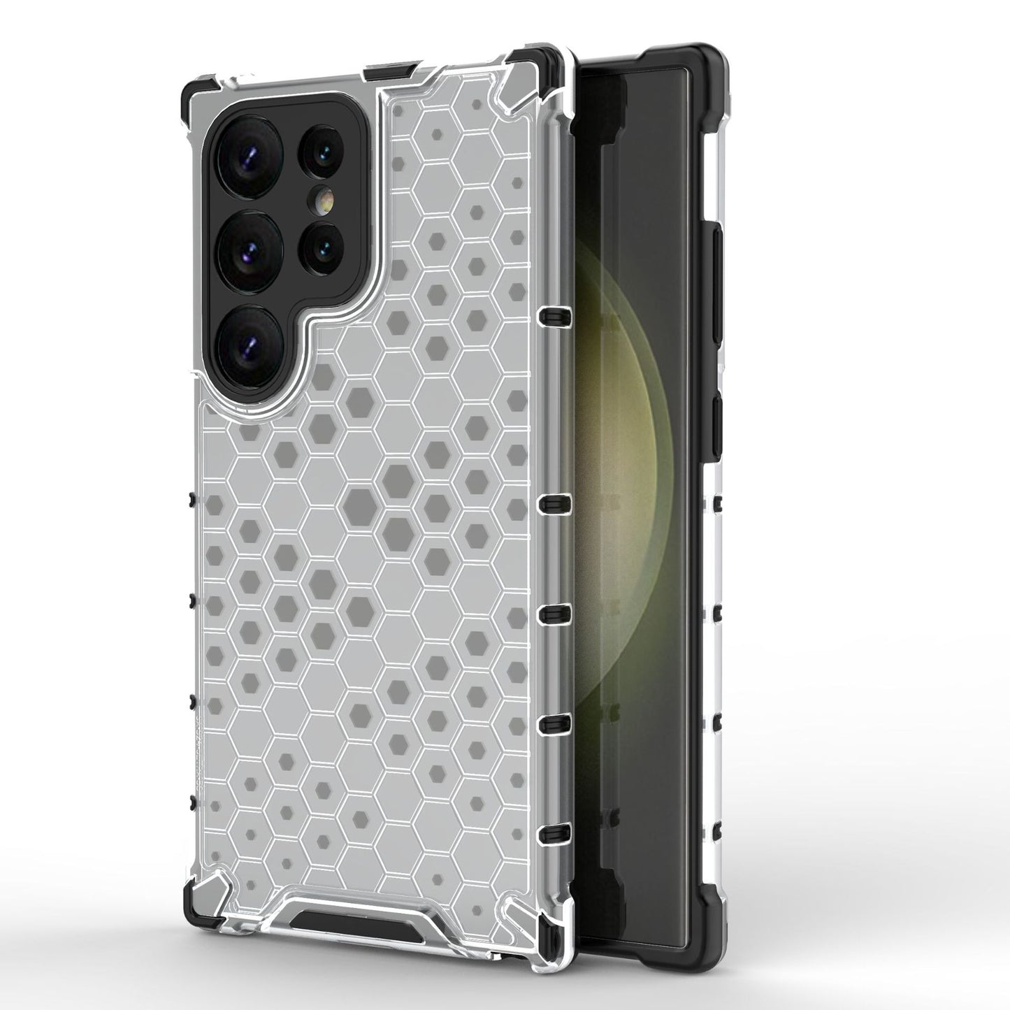 Wabenhülle für Samsung Galaxy S24 Modelle gepanzerte Hybridhülle