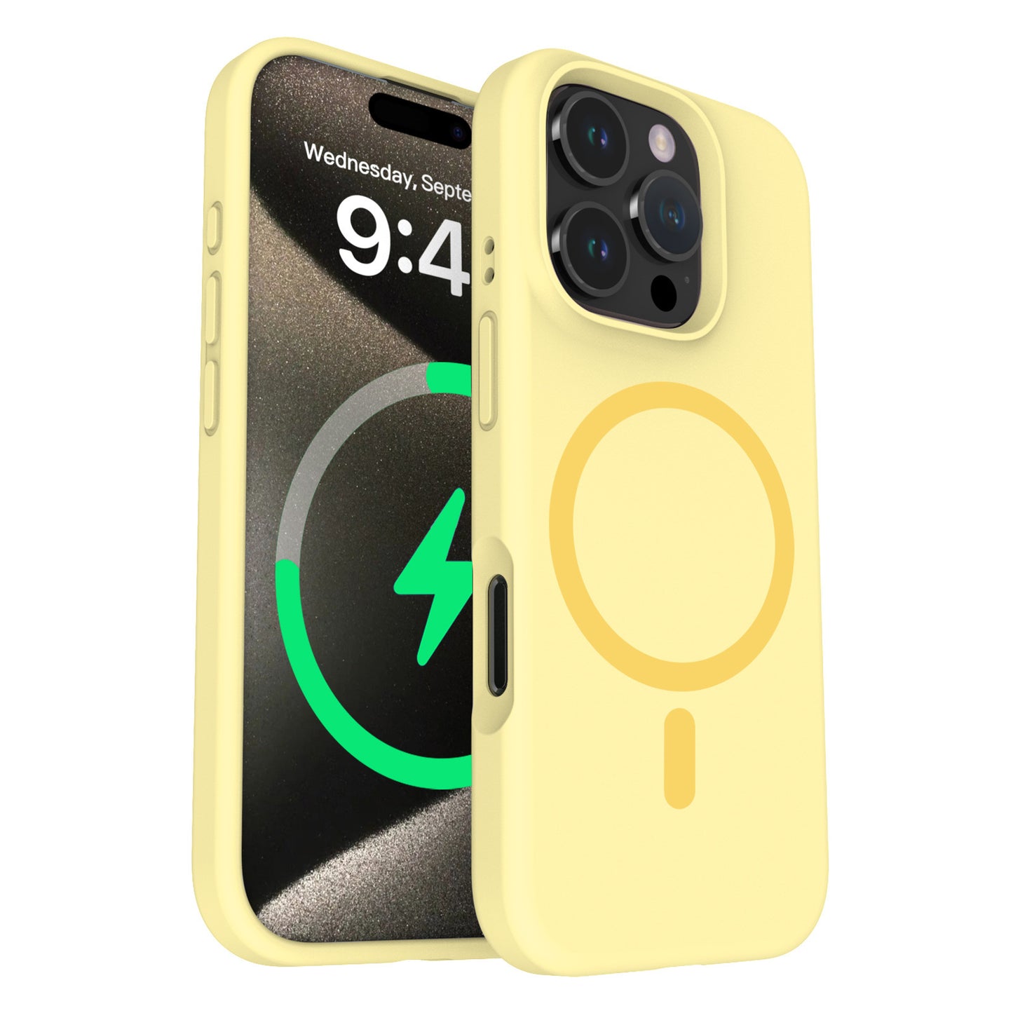 Silikon Case mit MagSafe für iPhone 16 Modelle