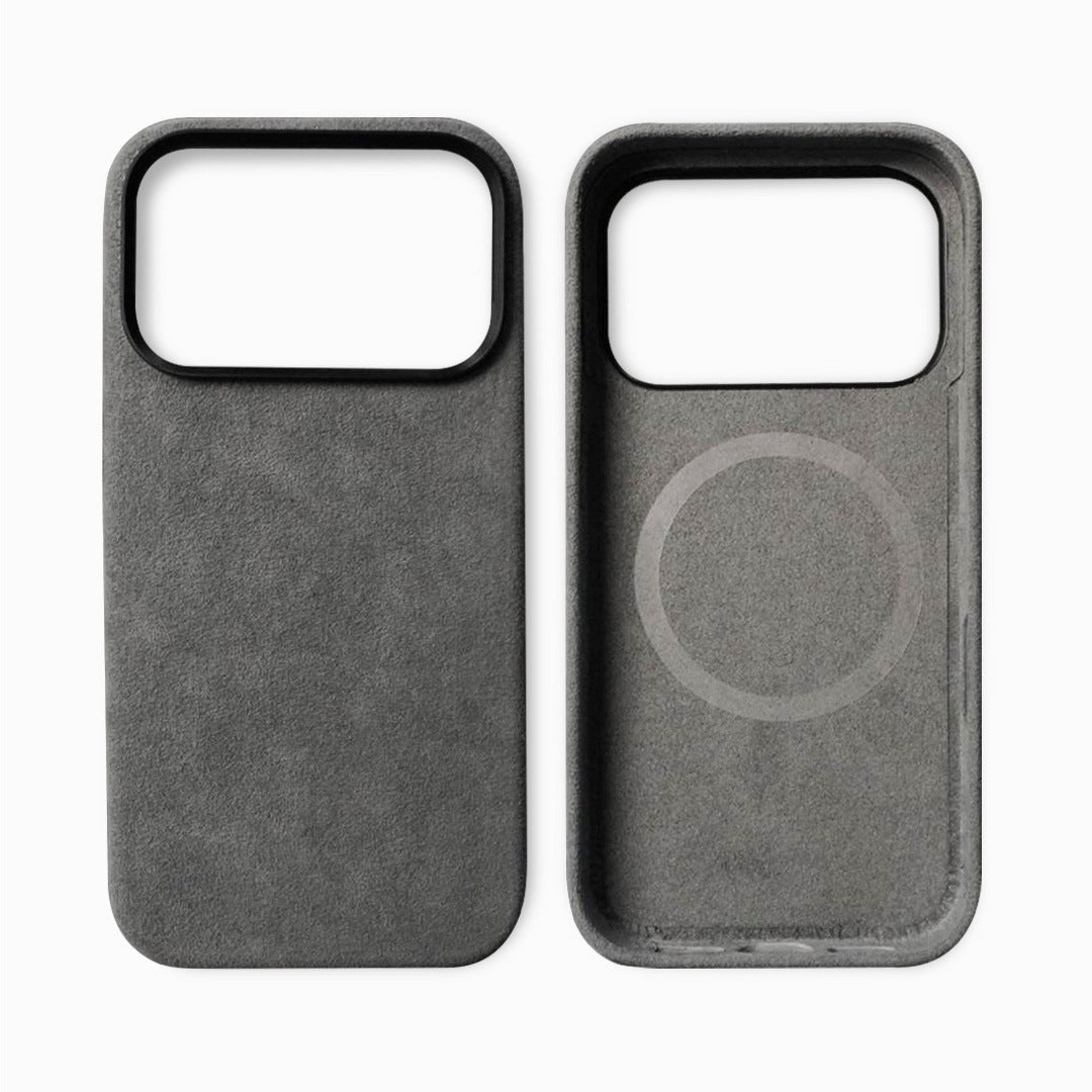MagSafe Hülle aus Italienische Alcantara für iPhone 17 Modelle