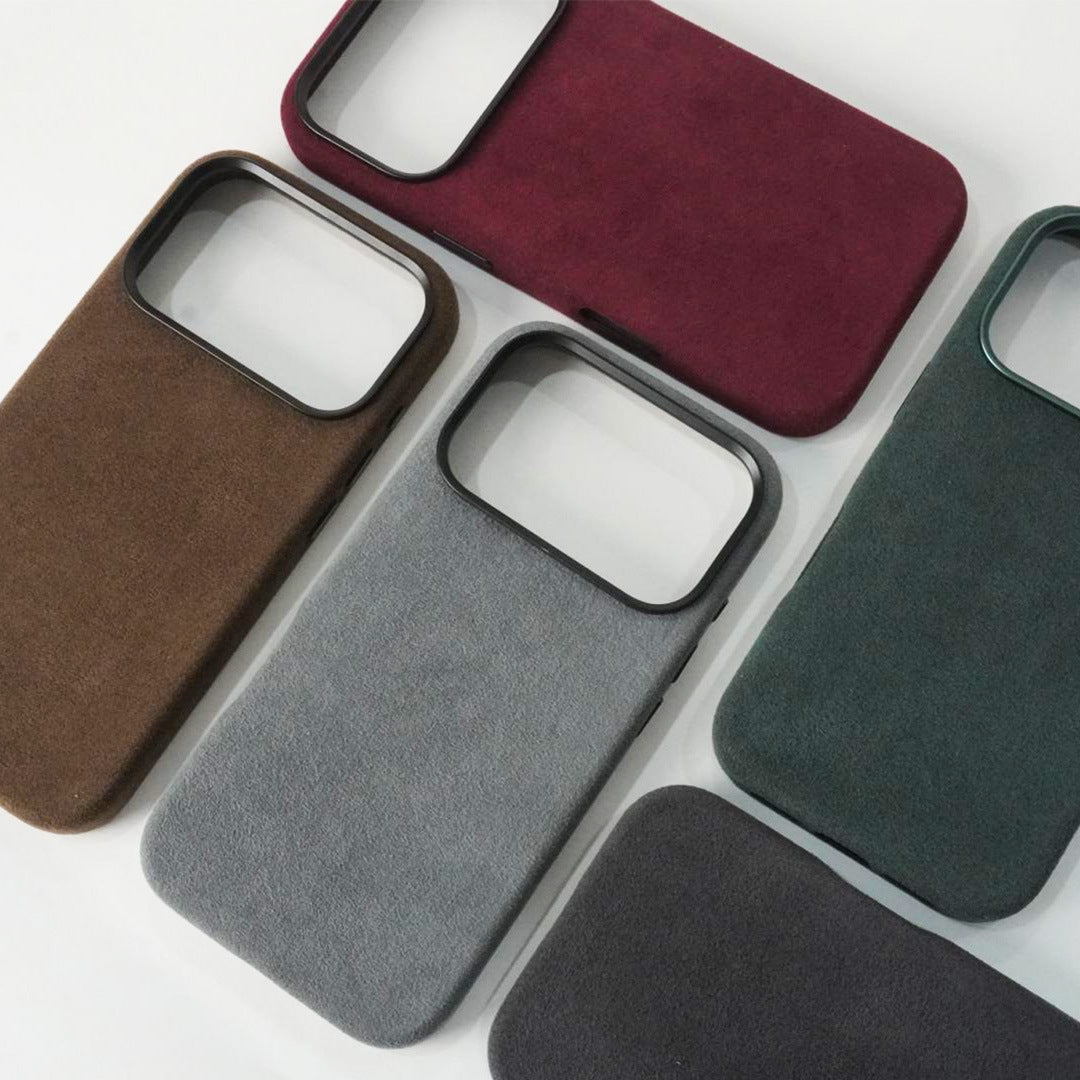 MagSafe Hülle aus Italienische Alcantara für iPhone 17 Modelle