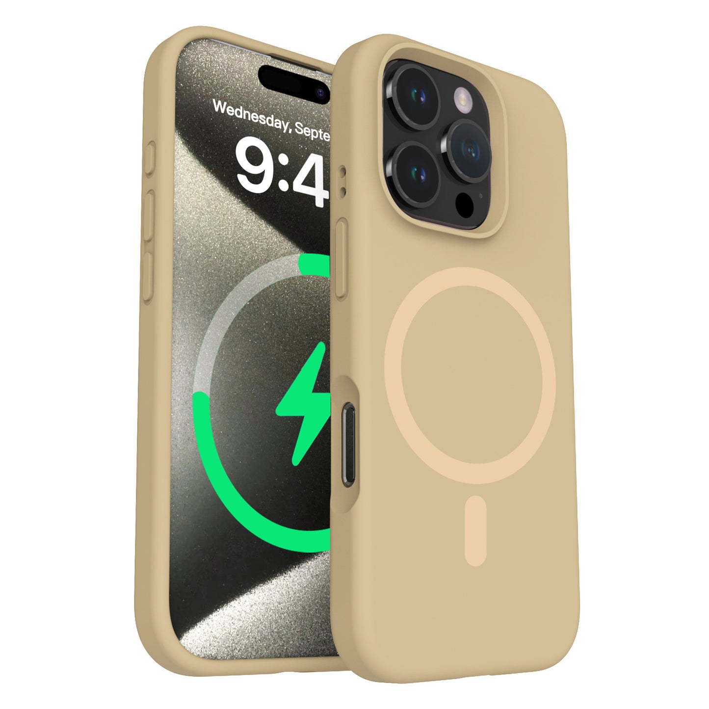 Silikon Case mit MagSafe für iPhone 16 Modelle