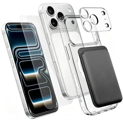 Das ultimative 4-in-1 Rundum-Schutz-Set für dein iPhone!