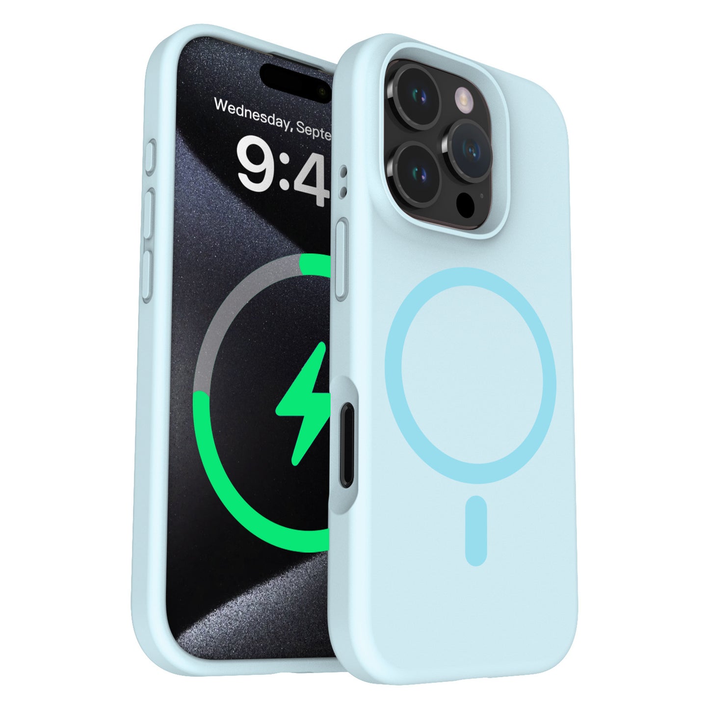Silikon Case mit MagSafe für iPhone 16 Modelle