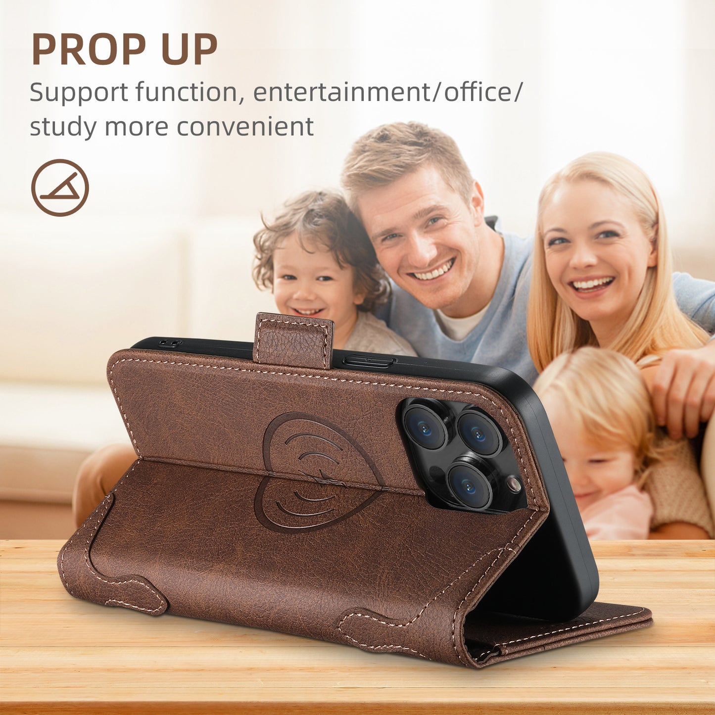 Flipcover mit Schutzfolie Magnetisch für dein iPhone