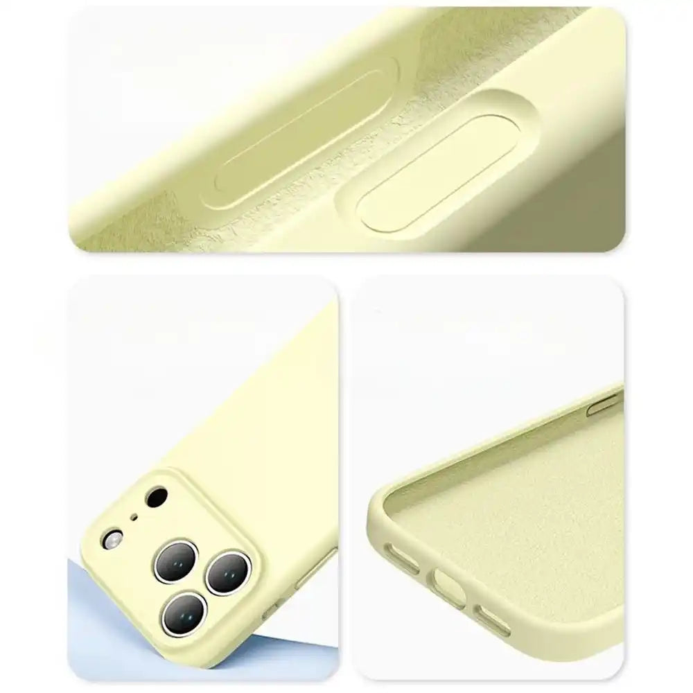 Silikon Case Hülle mit Kameraschutz für iPhone 17 Modelle