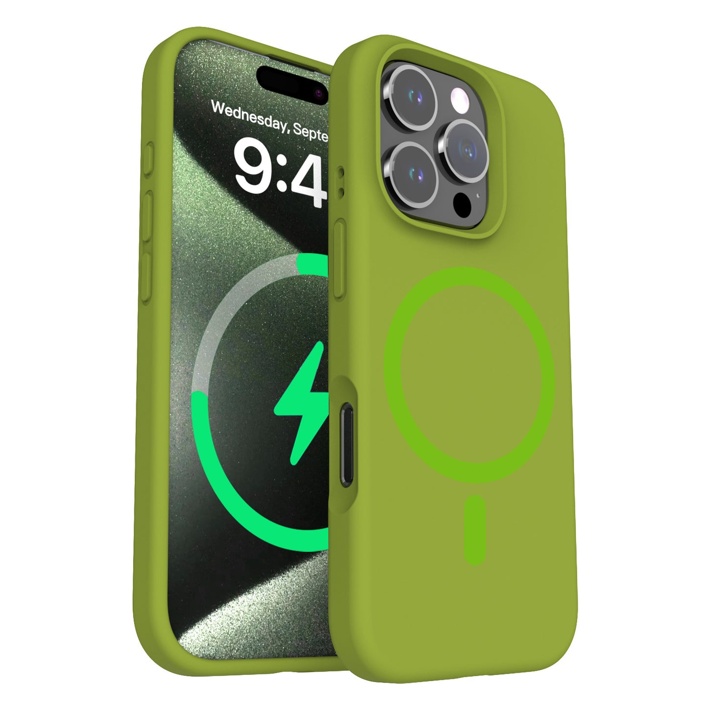 Silikon Case mit MagSafe für iPhone 16 Modelle