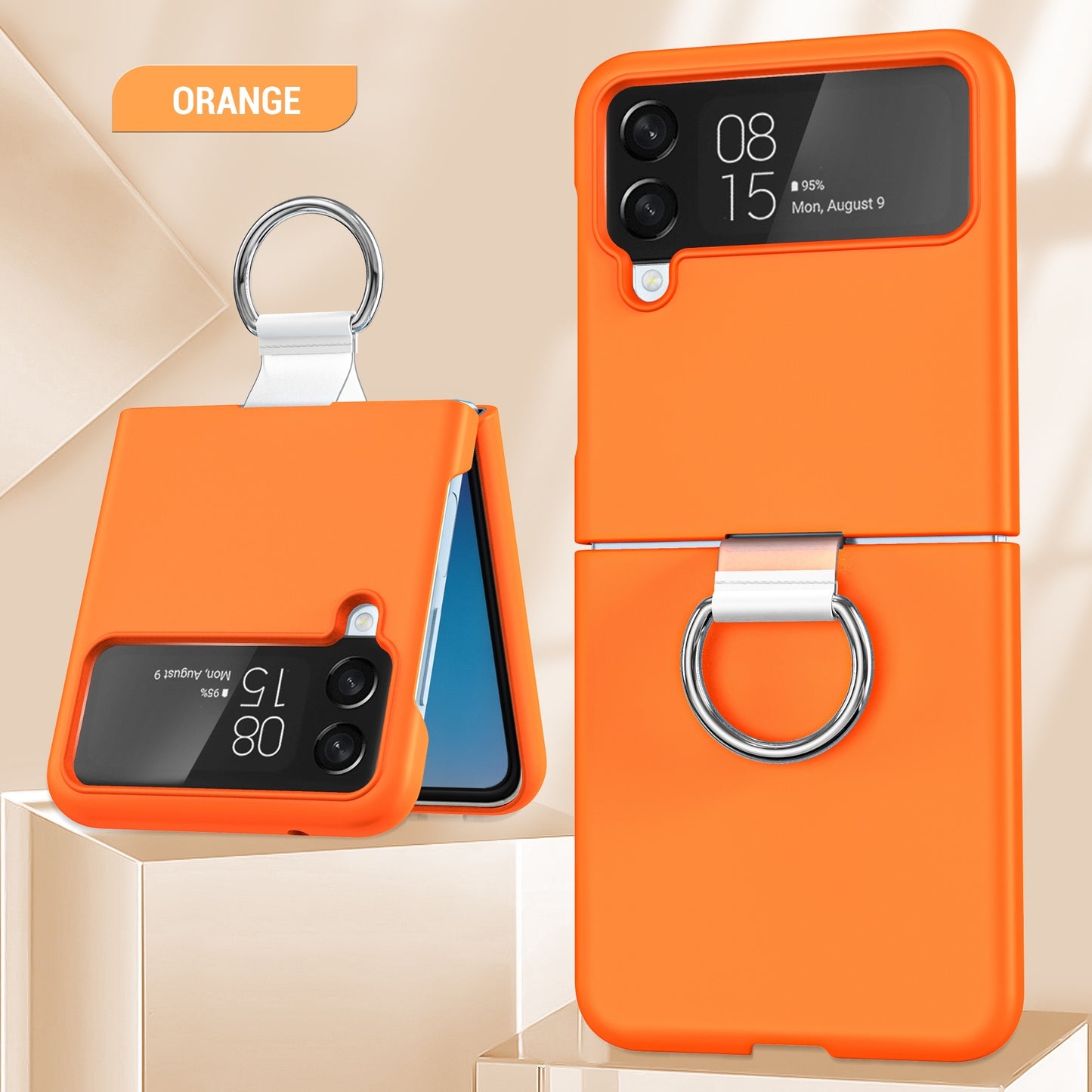 Samsung Galaxy Schutzhülle mit Ring - Mehrere Farben erhältlich Z Flip Modelle