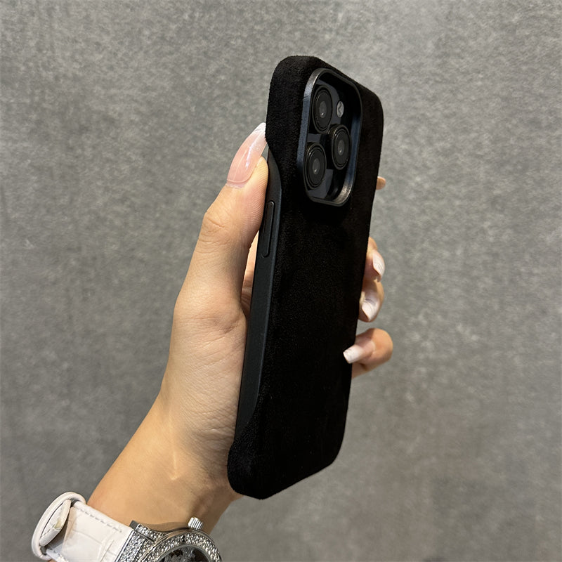 Wildleder Handyhülle für Apple iPhone