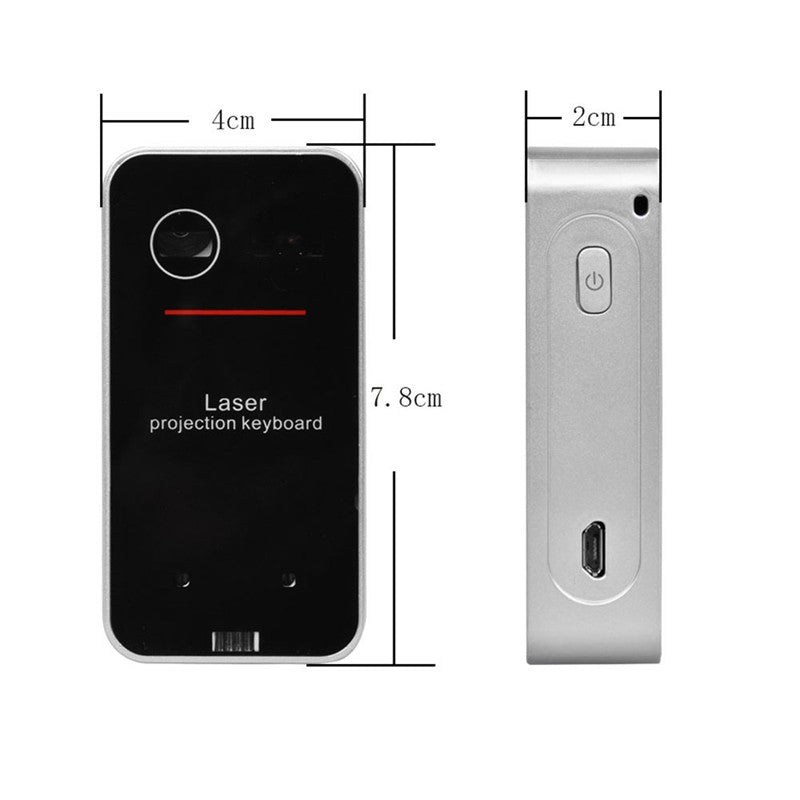 Kabellose Bluetooth-Lasertastatur