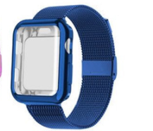 Apple Watch Band Edelstahl Magnet Milanaise Armband mit Case
