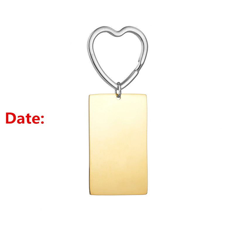 Personalisierter Schlüsselanhänger mit Kalender und Foto