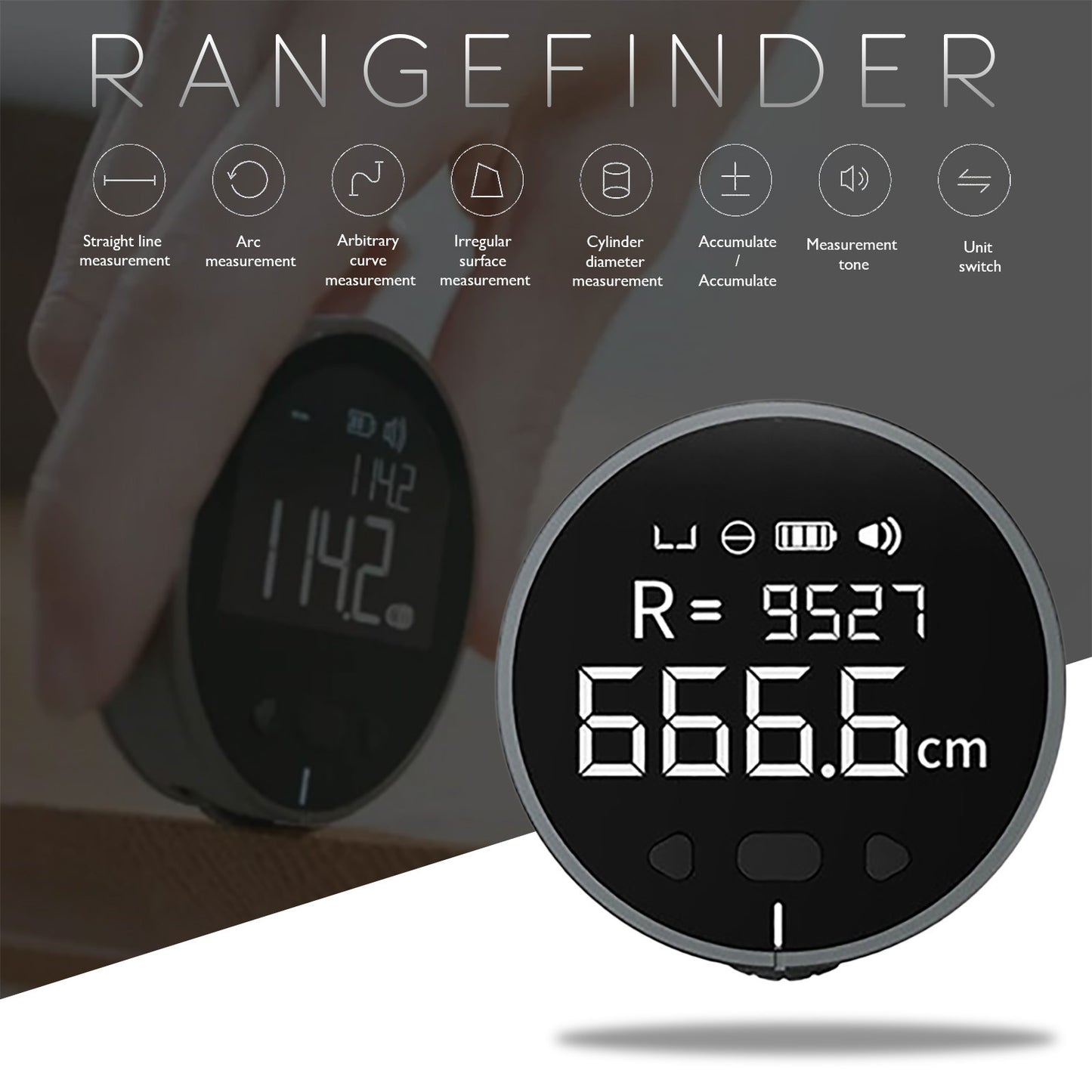 Digitales Massband