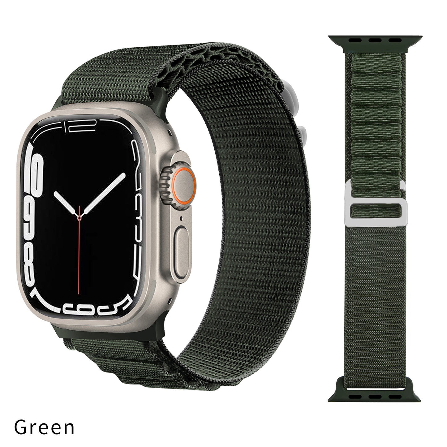 Nylon Alpine Loop Band für Apple Watch 38/40/41MM und 42/44/45/49MM