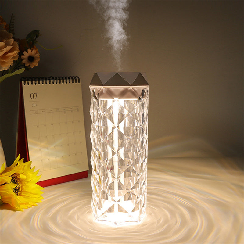 Kristall Lampe mit Luftbefeuchter