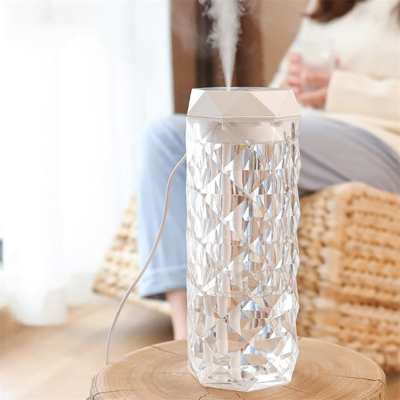 Kristall Lampe mit Luftbefeuchter