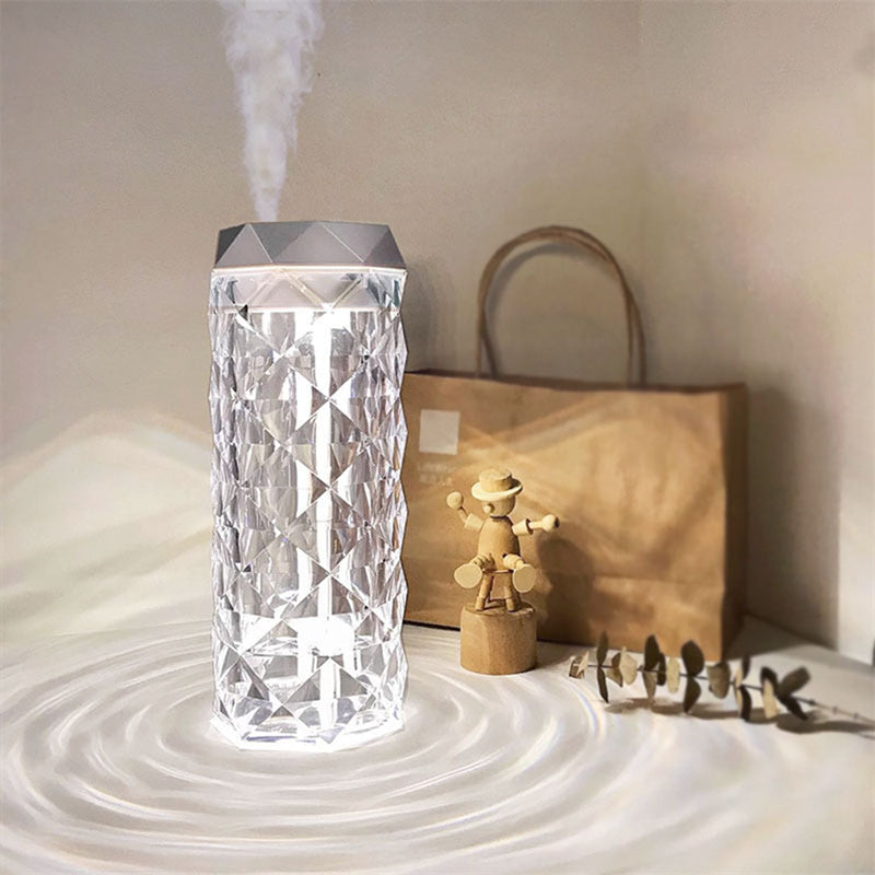Kristall Lampe mit Luftbefeuchter