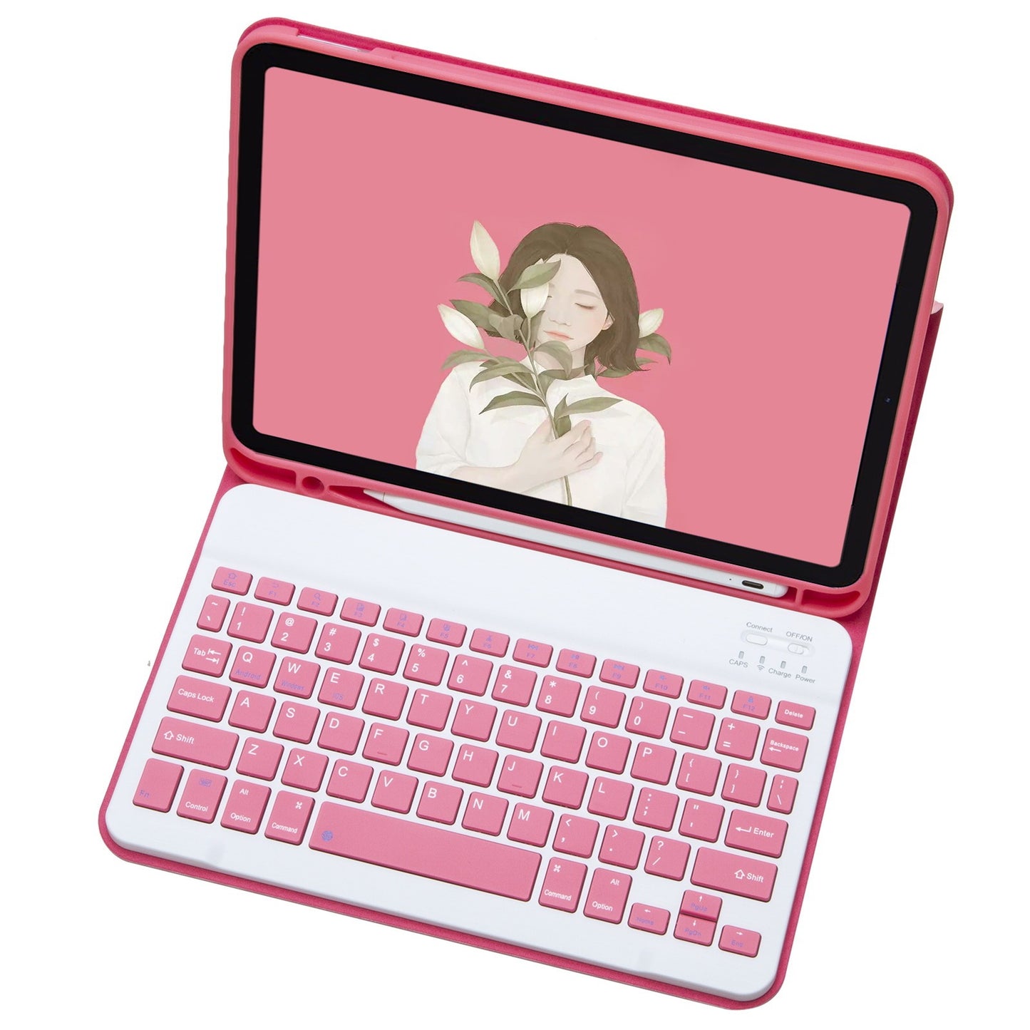 iPad  Schutzhülle mit Tastatur für iPad (A16) 11 Generation 2025 und 10 Generation 2022(11/10.9 Zoll),