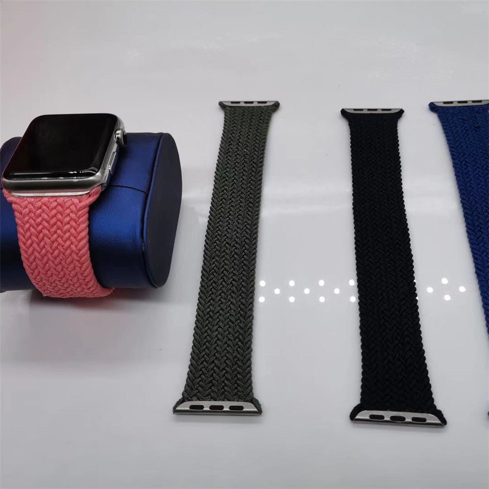 Apple Watch Elastisches Geflochtenes Solo Loop Armband
