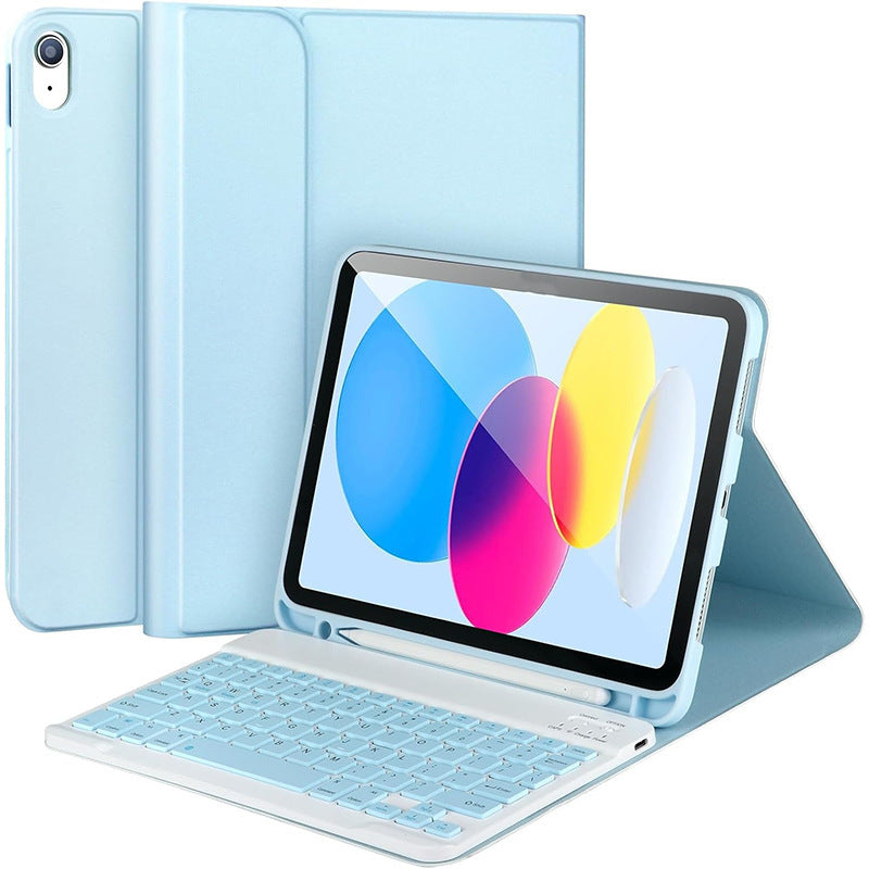 iPad  Schutzhülle mit Tastatur für iPad (A16) 11 Generation 2025 und 10 Generation 2022(11/10.9 Zoll),