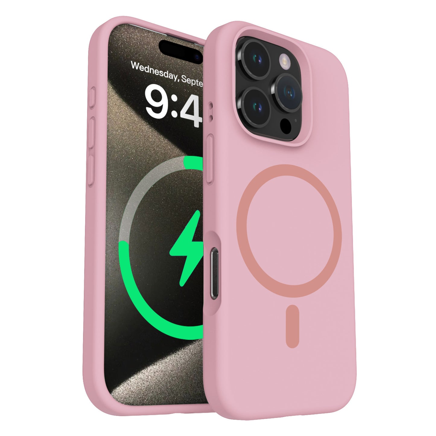 Silikon Case mit MagSafe für iPhone 16 Modelle