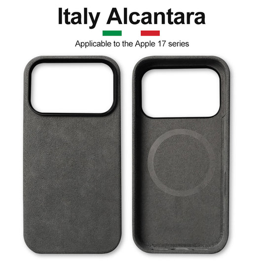 MagSafe Hülle aus Italienische Alcantara für iPhone 17 Modelle