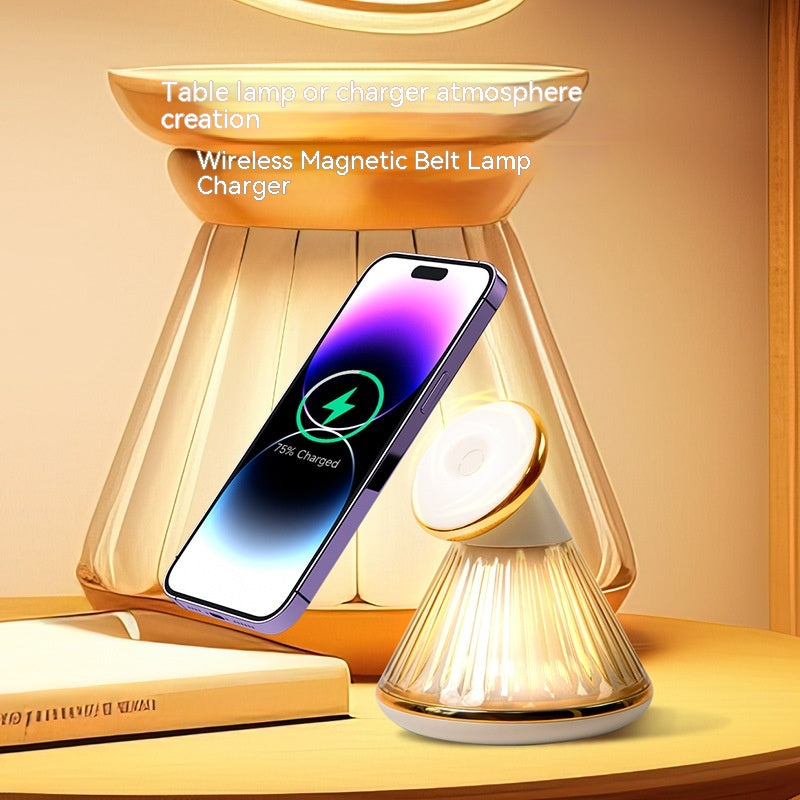 Nachttischlampe 15W Wireless Charger Magnetic Fast Wireless