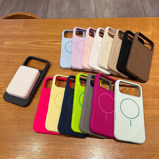 Silikon Case mit MagSafe für iPhone 17 Modelle