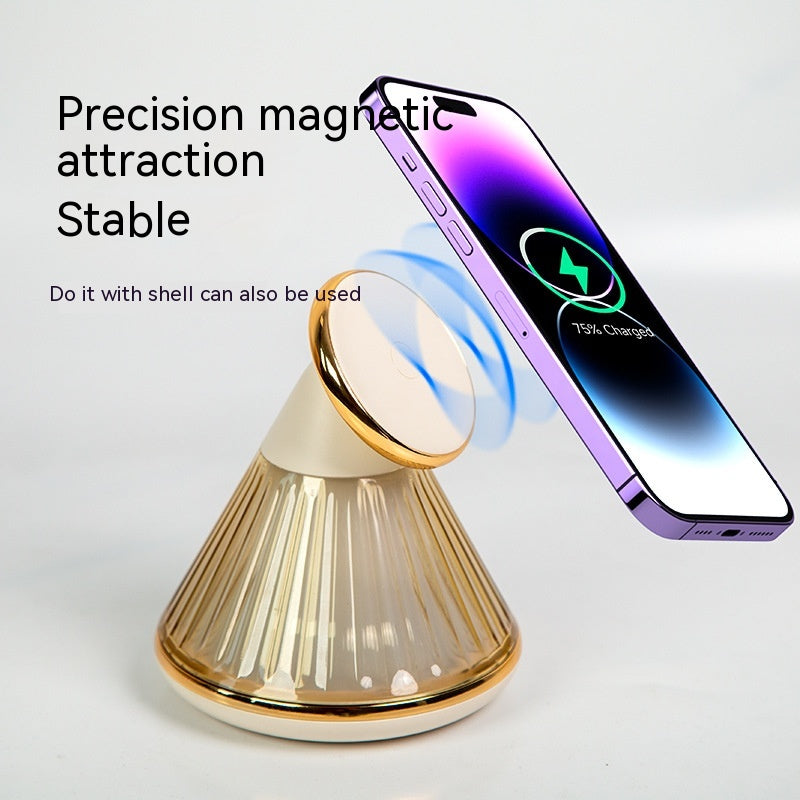 Nachttischlampe 15W Wireless Charger Magnetic Fast Wireless