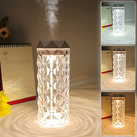 Kristall Lampe mit Luftbefeuchter