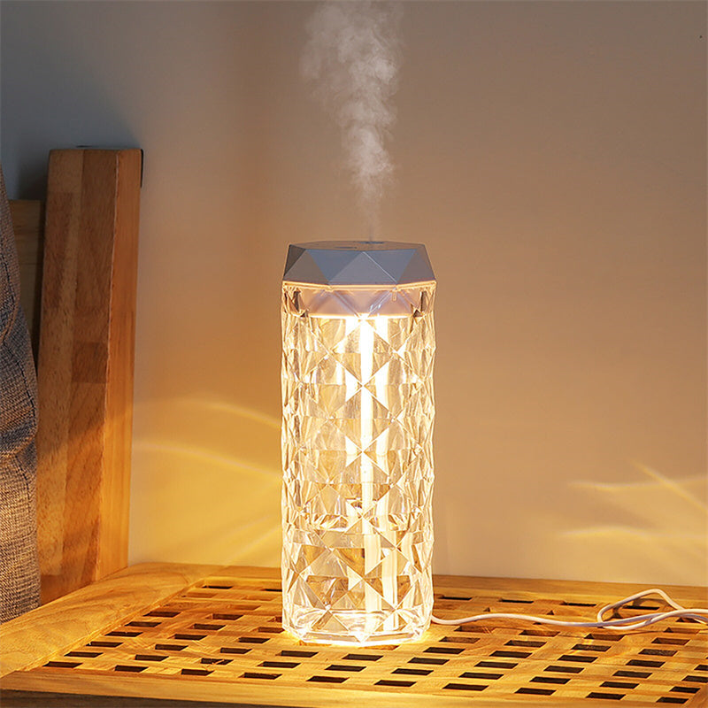 Kristall Lampe mit Luftbefeuchter